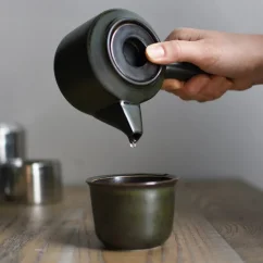 Kinto LT Kyusu konvička na čaj černá 300 ml