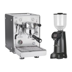 Bezzera NINI PID DE Black + Eureka Firenze 75 Matt Black