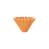 Origami keramický dripper S oranžový