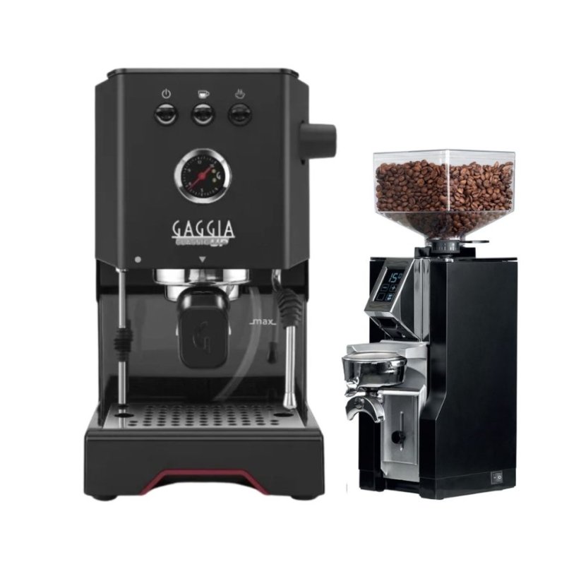 Gaggia Classic Up černá + Eureka Mignon Libra, CR black