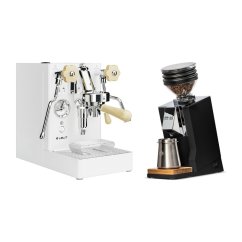 Lelit Mara PL62X V2, white + Eureka Mignon Zero 65 Speedy ALL PURPOSE black