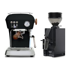 Ascaso DREAM PID Dark Black + Eureka Mignon Zero 55s Black
