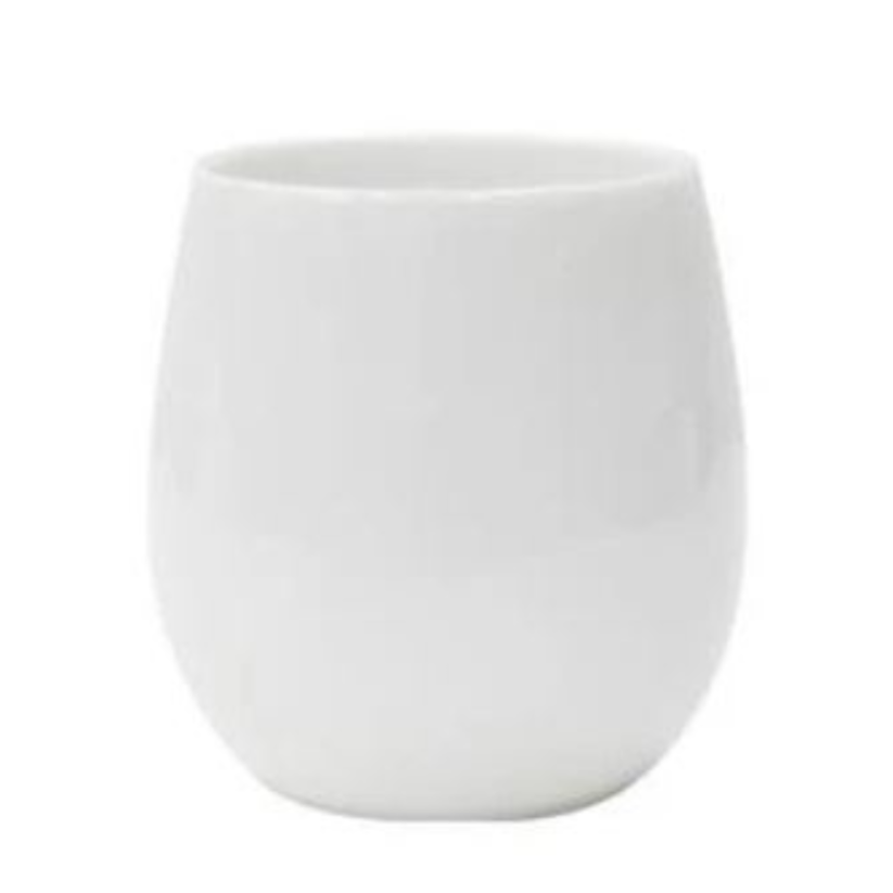 Origami Barrel FlavorCup porcelánový hrnček 210 ml biely