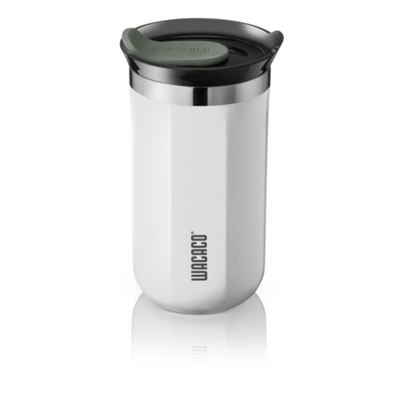 Cestovný termohrnček Wacaco Octaroma Lungo – Ceramic White 300 ml