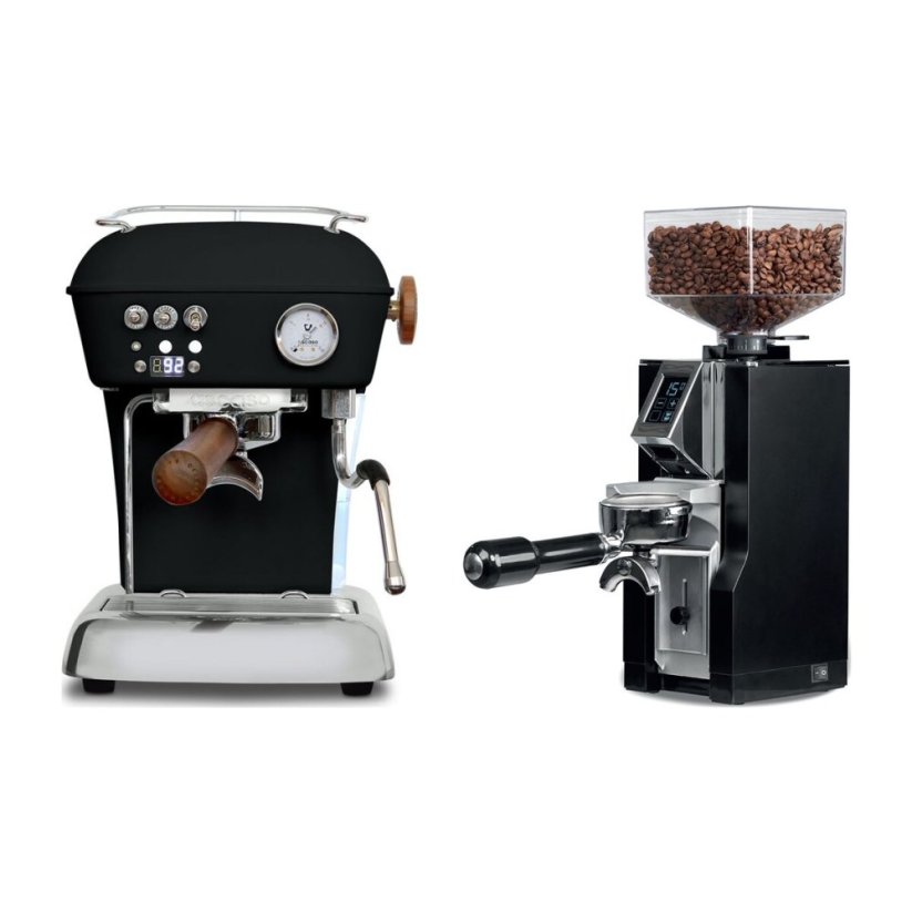 Ascaso DREAM PID Dark Black + Eureka Mignon Libra, CR black