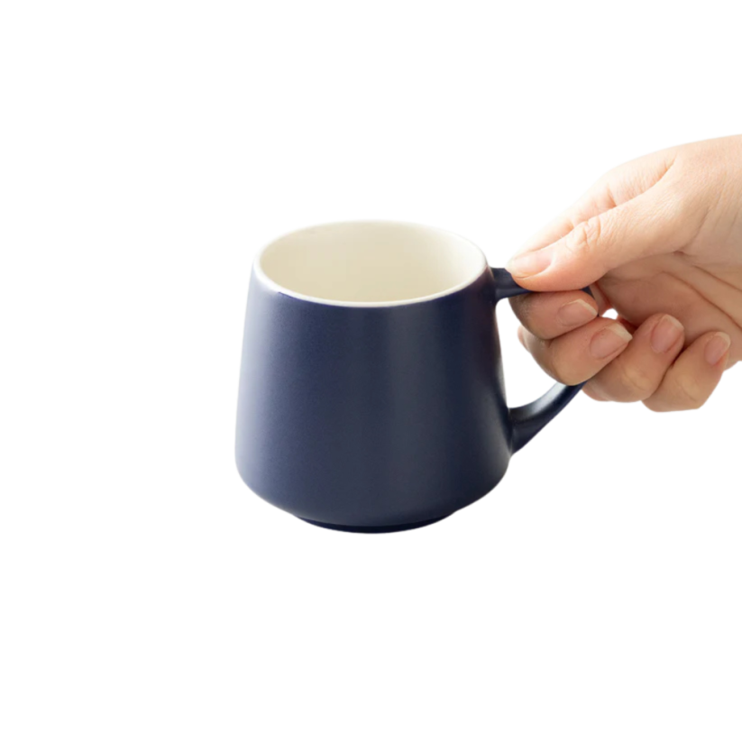 Origami Aroma porcelánový hrnek 320 ml tmavě modrý