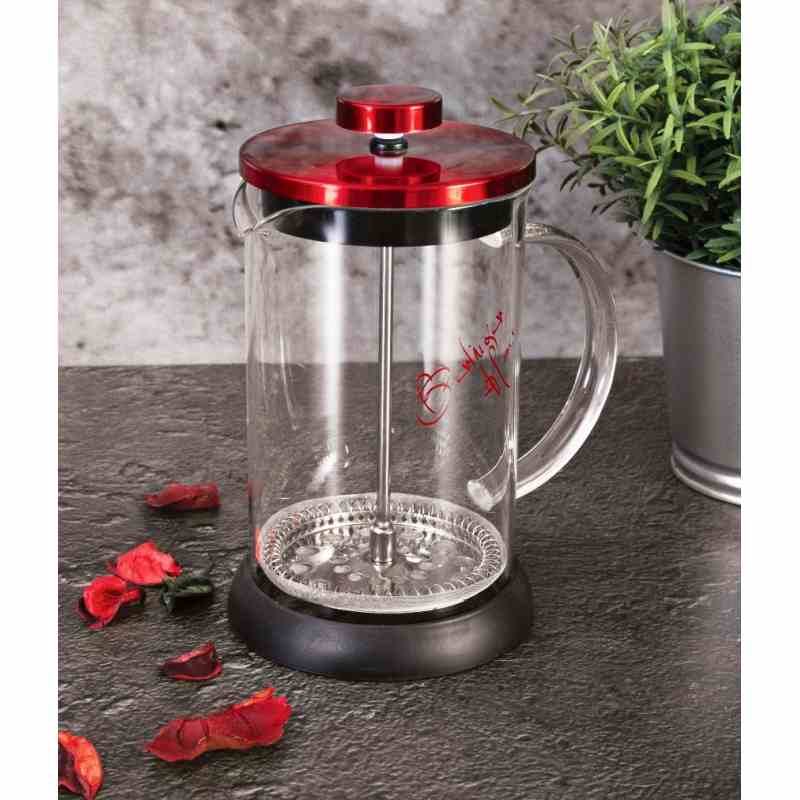 BERLINGERHAUS Konvička na čaj a kávu French Press 800 ml  Burgundy Metallic Line