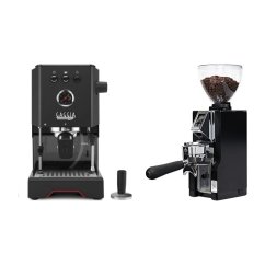 Gaggia Classic Up černá + Eureka Mignon Libra 65 All Purpose, CR black