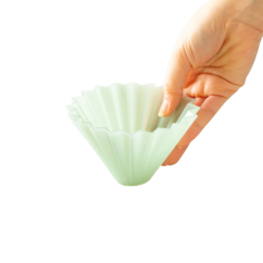 Origami Air plastový dripper S mat. zelený