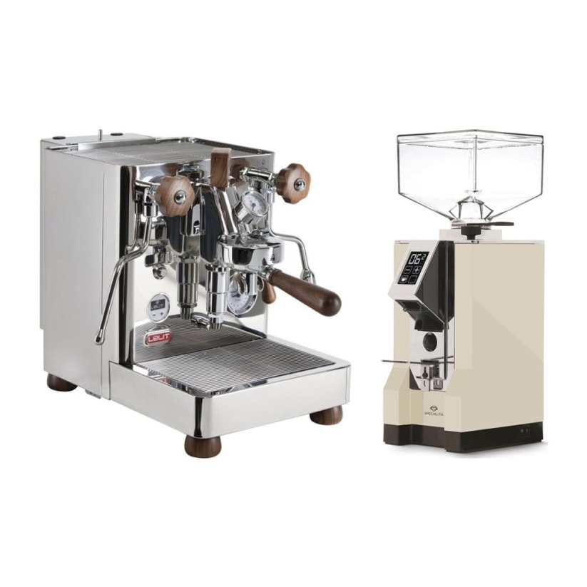 LELIT Bianca  V3 PL162T + Eureka Mignon Specialita, CR Cream