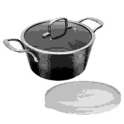 BERLINGERHAUS Kastrol s poklicí s titanovým povrchem 28 cm Shine Basalt Collection