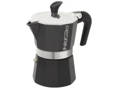 Moka konvička Pedrini Aroma černá