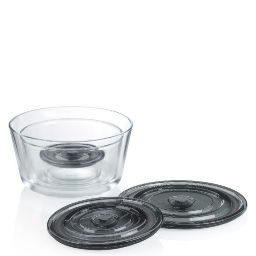 KELA Dóza na potraviny skladovací Aurelia sklo 6,5 x 15,5 cm 0,7l