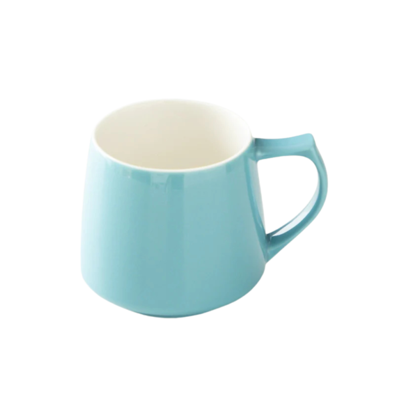 Origami Aroma porcelánový hrnček 320 ml tyrkysový