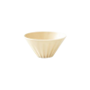 Origami keramický dripper na čaj mat. béžový