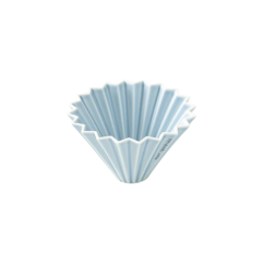 Origami keramický dripper S matně modrý
