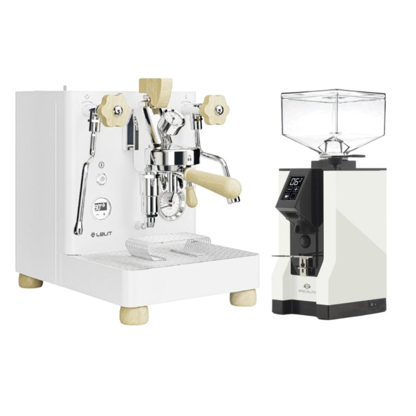 Lelit Bianca PL162T V3 White + Eureka Mignon Specialita, BL White