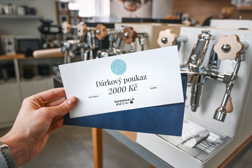 Dárkový poukaz v hodnotě 2000 Kč - Varianta poukazu: Dárkový poukaz