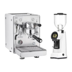 Bezzera NINI PID DE White + Eureka Helios 65, white