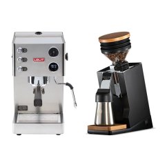 Lelit Victoria PL91T + Eureka Mignon Single Dose PRO, Black & Oak