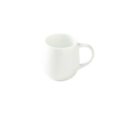 Origami Barrel AromaCup porcelánový hrnček 210 ml biely