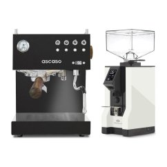 Ascaso Steel DUO PID Black + Eureka Mignon Specialita, BL White
