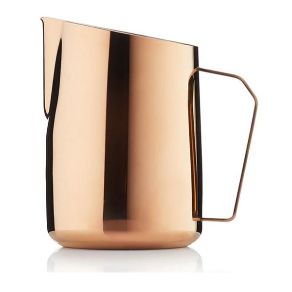Barista & Co Dial In konvička na mléko 0,6 l růžová mosaz