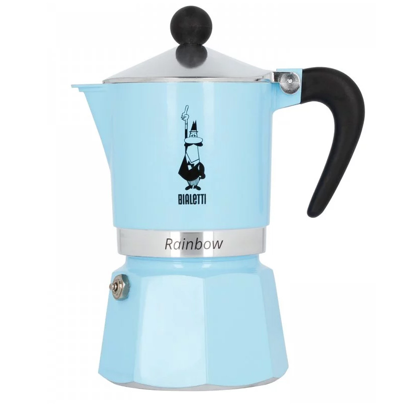 Bialetti Rainbow na 3 šálky, modrá