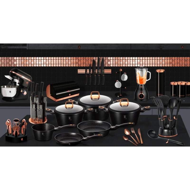 BERLINGERHAUS Konvice na espresso 3 šálky Black Rose Collection