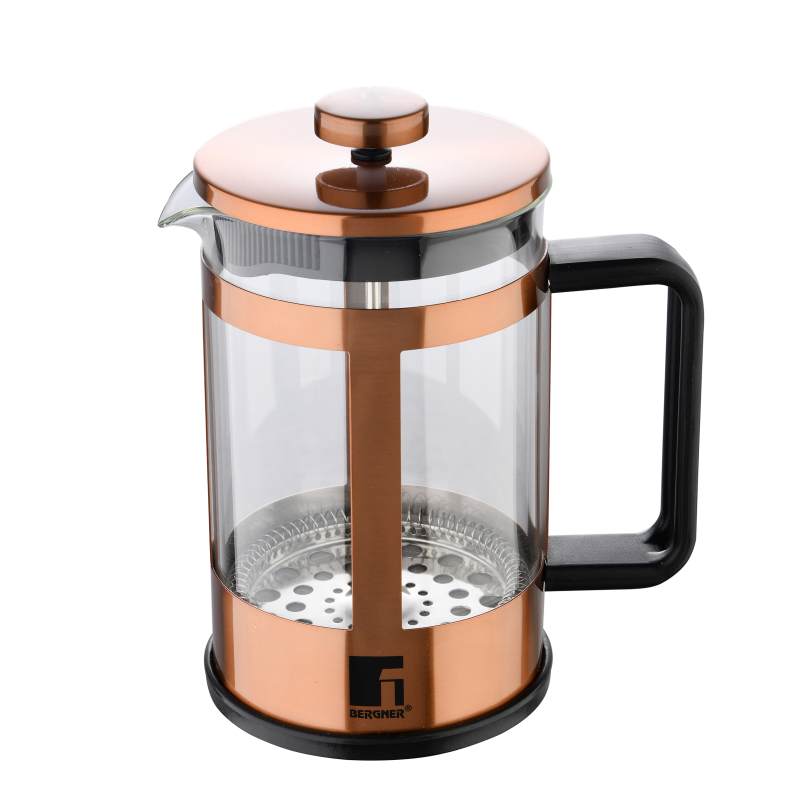 BERGNER Konvice na čaj a kávu French Press 800 ml Copper