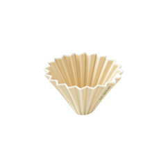 Origami keramický dripper S matně béžový