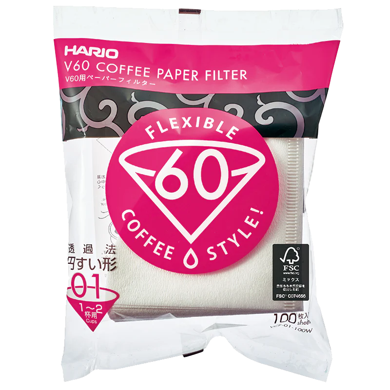 Hario papírové filtry V60-01 bělené