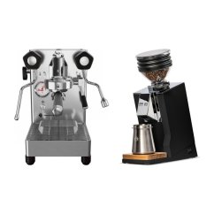Lelit Mara PL62X X3 Stainless Steel + Eureka Mignon Zero 65 Speedy ALL PURPOSE black