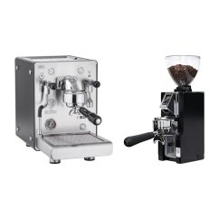 Bezzera NINI PID DE Black + Eureka Mignon Libra 65 All Purpose, CR black