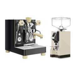LELIT Bianca  V3  PL162T  black + Eureka Mignon Specialita, CR Cream