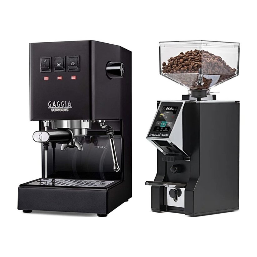 Gaggia Classic E24, černá + Eureka Mignon Specialita Smart, CR black