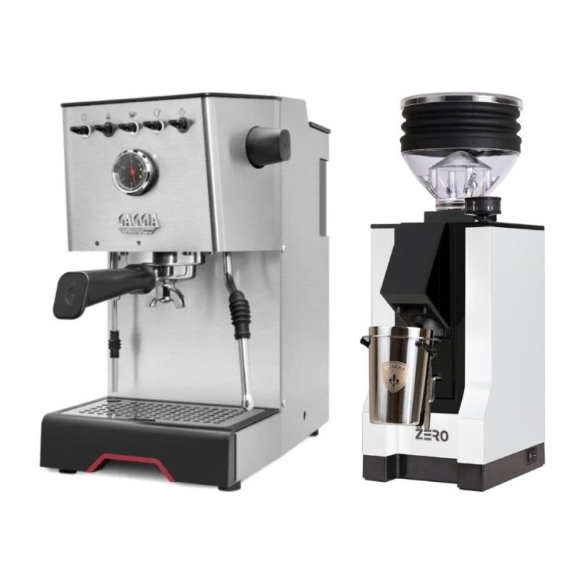 Gaggia Classic GT + Eureka Mignon Zero, BL white