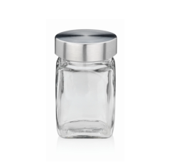 KELA Dóza THEA sklo / nerez sada 3 ks