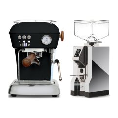 Ascaso DREAM PID Dark Black + Eureka Mignon Specialita, CR Chrome