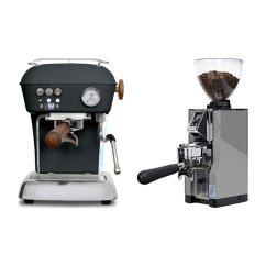 Ascaso DREAM PID Anthracite + Eureka Mignon Libra 65 All Purpose, CR chrome