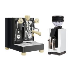 LELIT Bianca  V3  PL162T  black + Eureka Mignon Zero, BL white