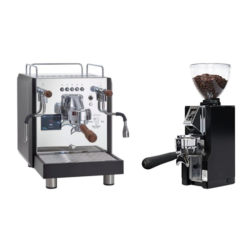 Bezzera DUO DE Black + Eureka Mignon Libra 65 All Purpose, CR black