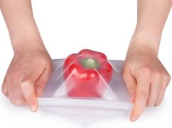 ALPINA Dóza na potraviny sada 8 ks s flexibilním víčkem modrá