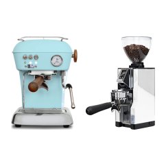 Ascaso DREAM PID Kid Blue + Eureka Mignon Libra 65 All Purpose, CR biela