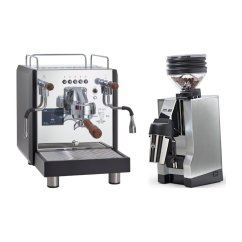 Bezzera DUO DE Black + Eureka Mignon Zero 65 All Purpose, CR chrome