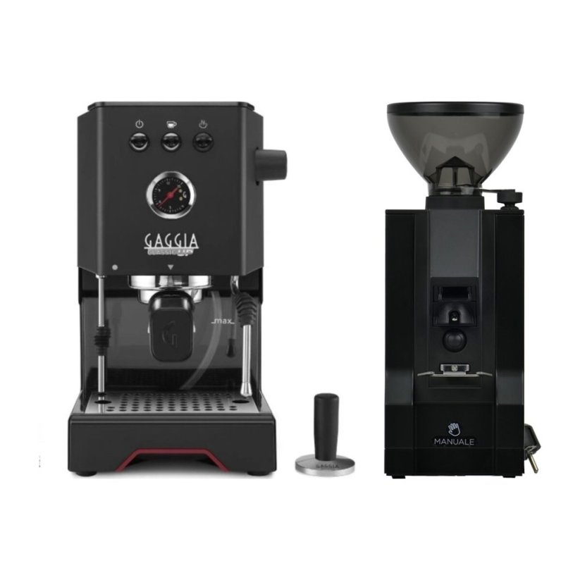 Gaggia Classic Up černá + Eureka Mignon Manuale, BL black
