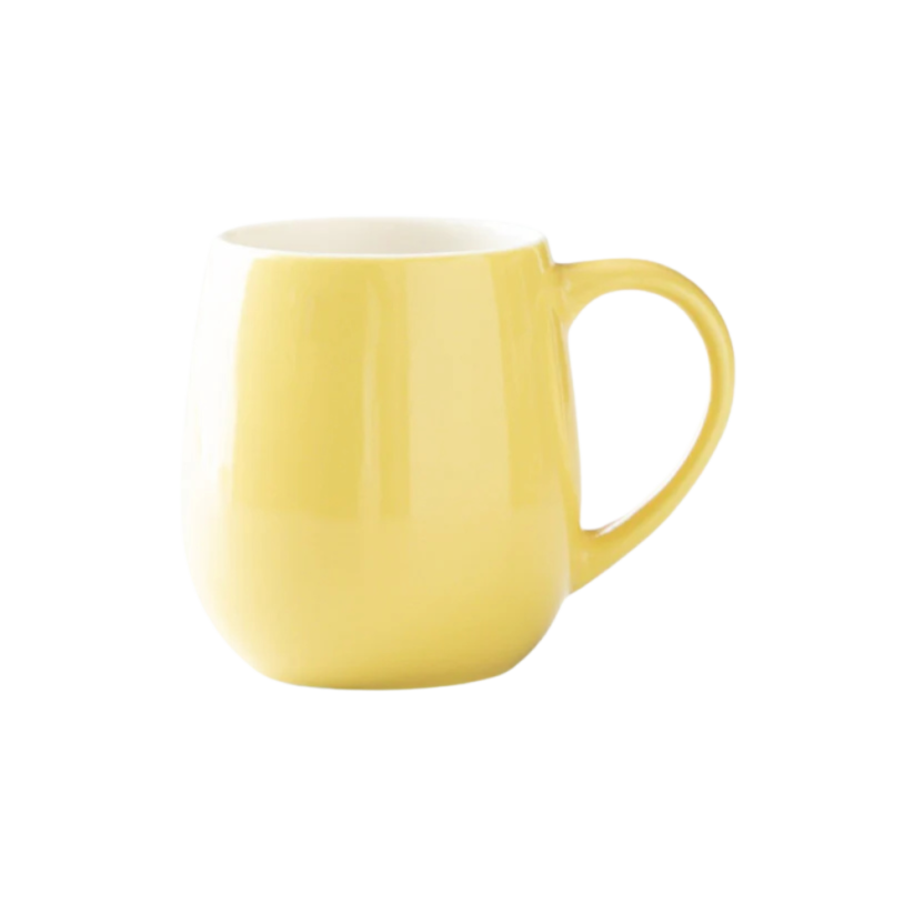 Origami Aroma Barrel porcelánový hrnek 320 ml žlutý