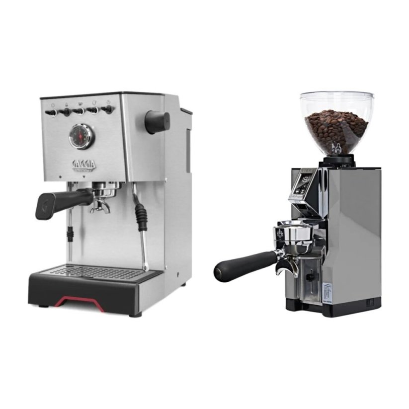 Gaggia Classic GT + Eureka Mignon Libra 65 All Purpose, CR chrome