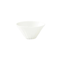 Origami keramický dripper na čaj bílý