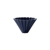 Origami keramický dripper S tmavě modrý